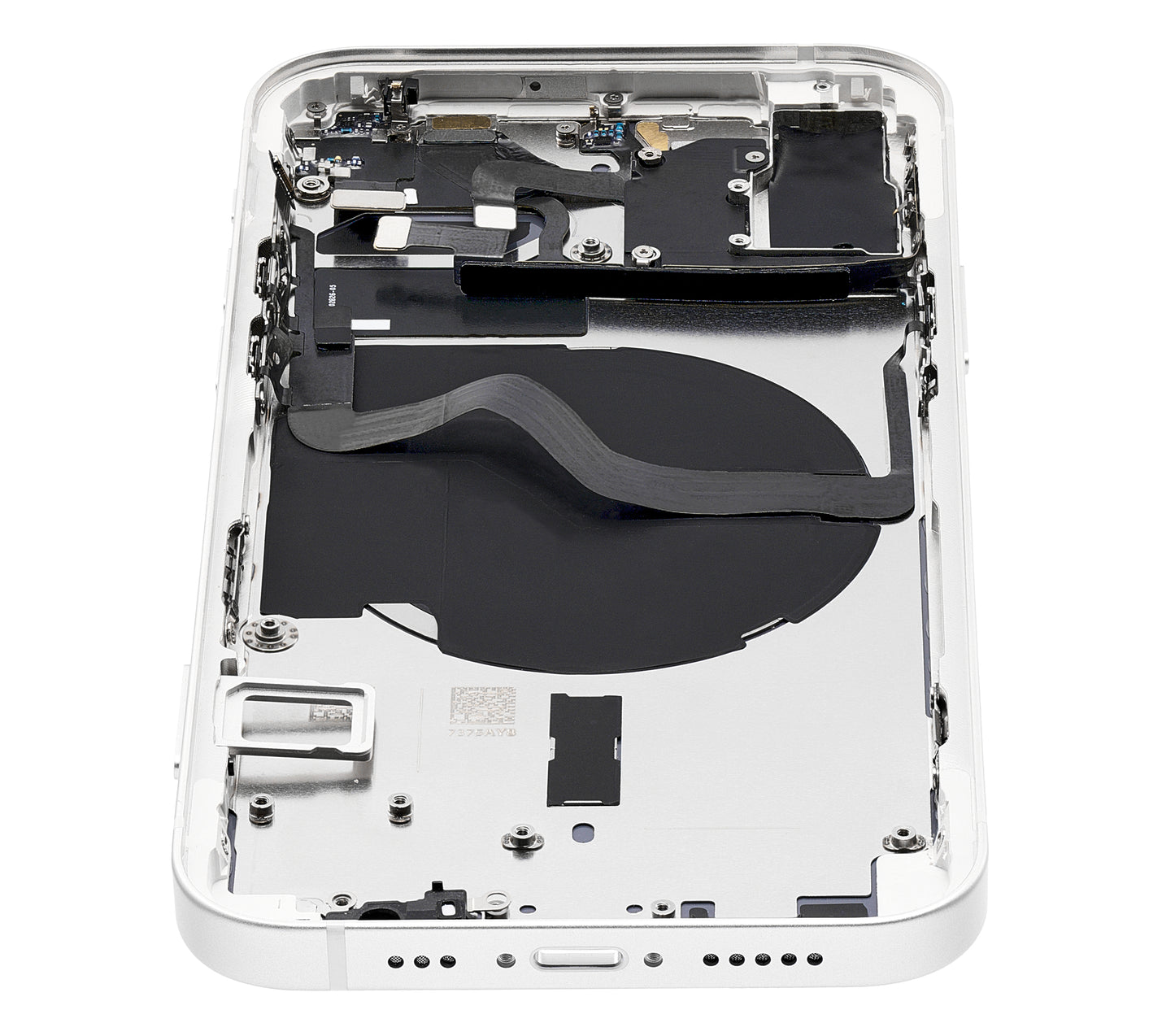Back Housing W/ Small Parts For iPhone 12 (EU / Global Version) (Aftermarket Plus) (White)