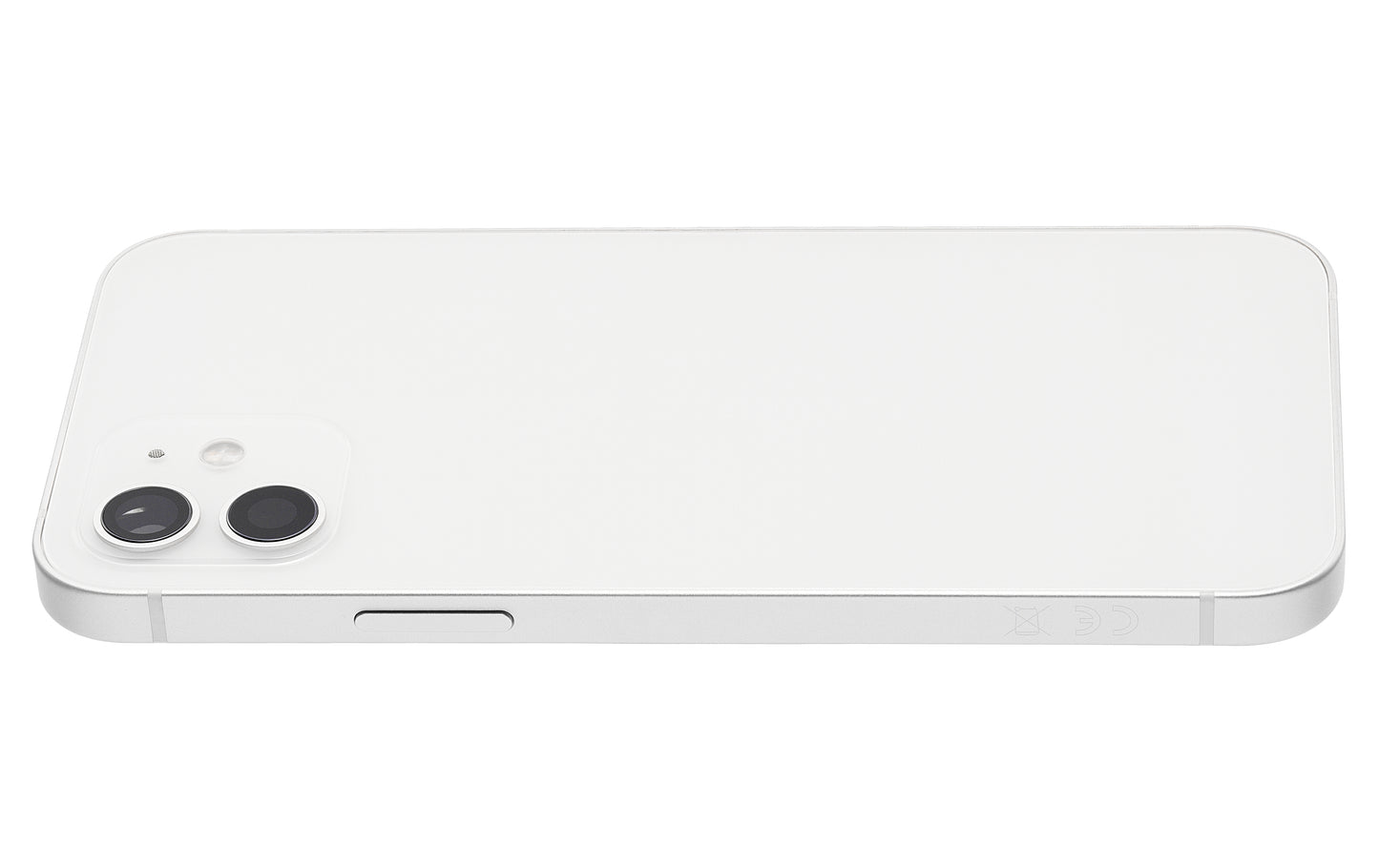 Back Housing W/ Small Parts For iPhone 12 (EU / Global Version) (Aftermarket Plus) (White)