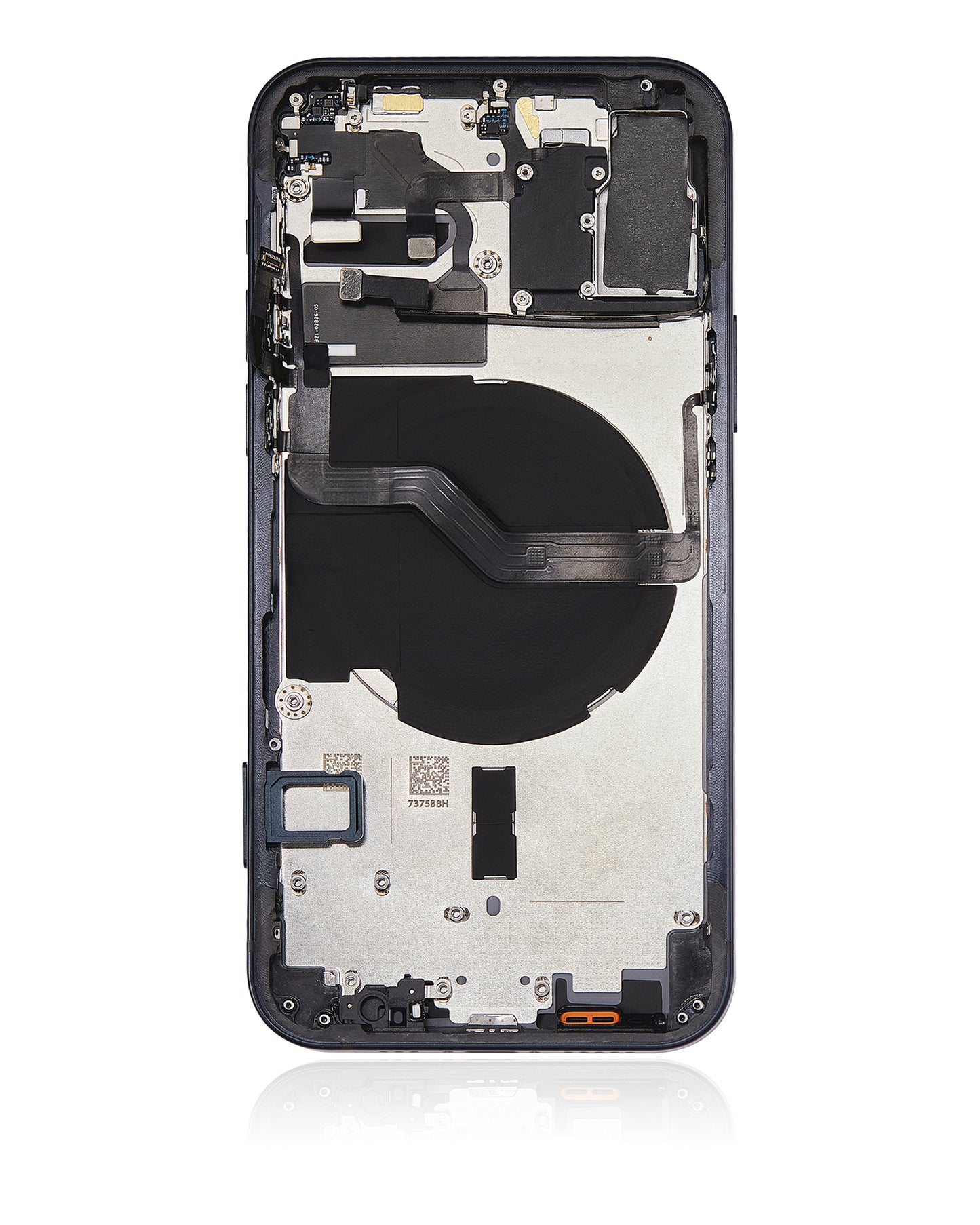 Back Housing W/ Small Parts For iPhone 12 (EU / Global Version) (Aftermarket Plus) (Black)