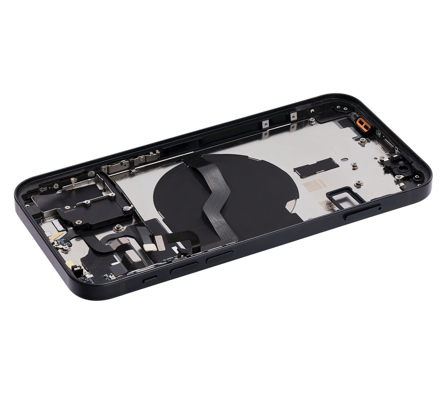 Back Housing W/ Small Parts For iPhone 12 (EU / Global Version) (Aftermarket Plus) (Black)