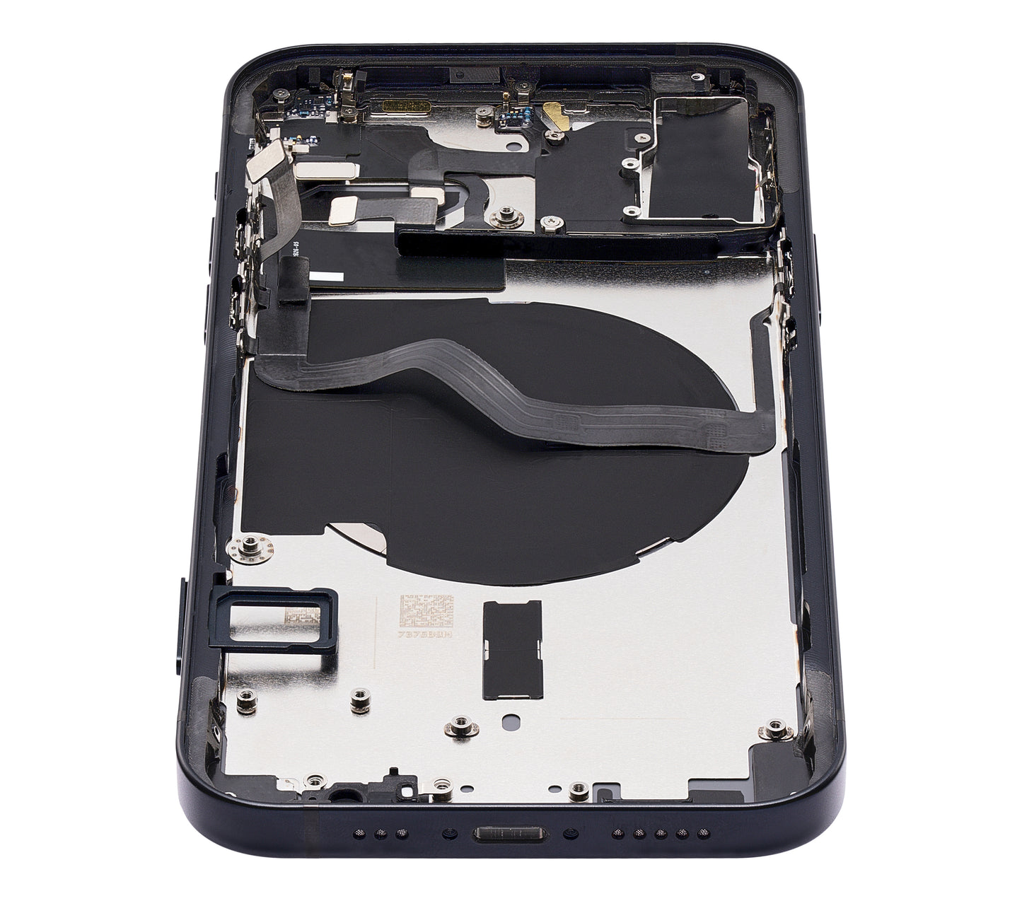 Back Housing W/ Small Parts For iPhone 12 (EU / Global Version) (Aftermarket Plus) (Black)