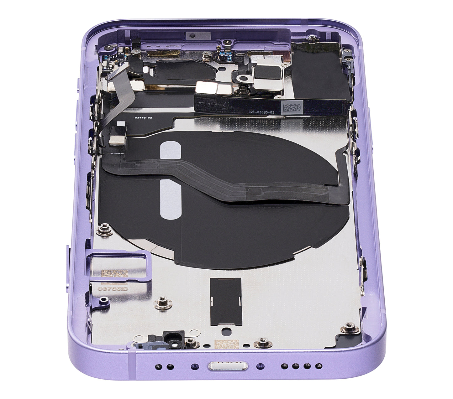 Back Housing W/ Small Parts For iPhone 12 Mini (EU / Global Version) (Aftermarket Plus) (Purple)