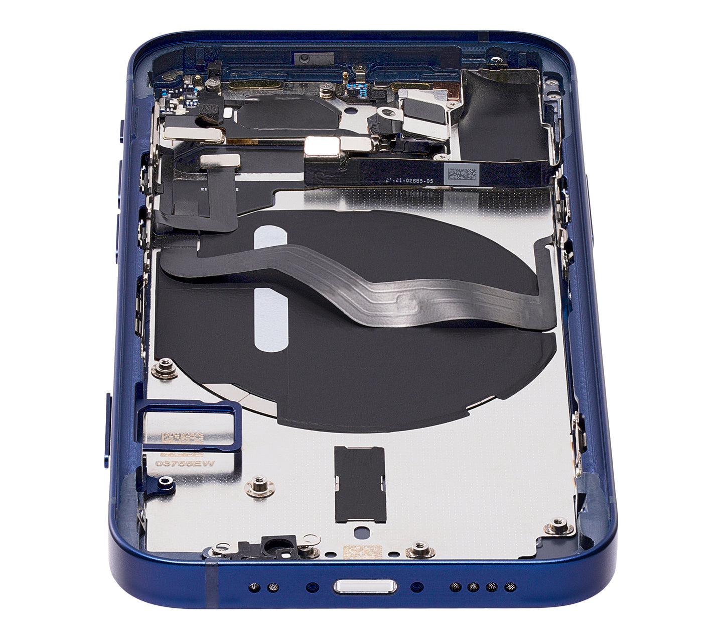 Back Housing W/ Small Parts For iPhone 12 Mini (EU / Global Version) (Aftermarket Plus) (Blue)
