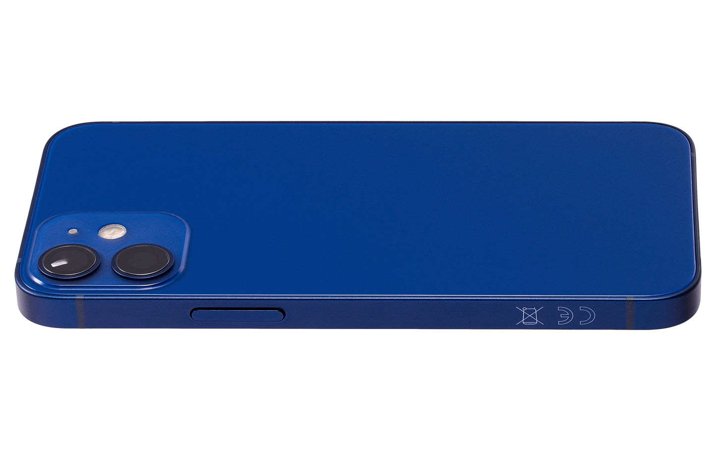 Back Housing W/ Small Parts For iPhone 12 Mini (EU / Global Version) (Aftermarket Plus) (Blue)
