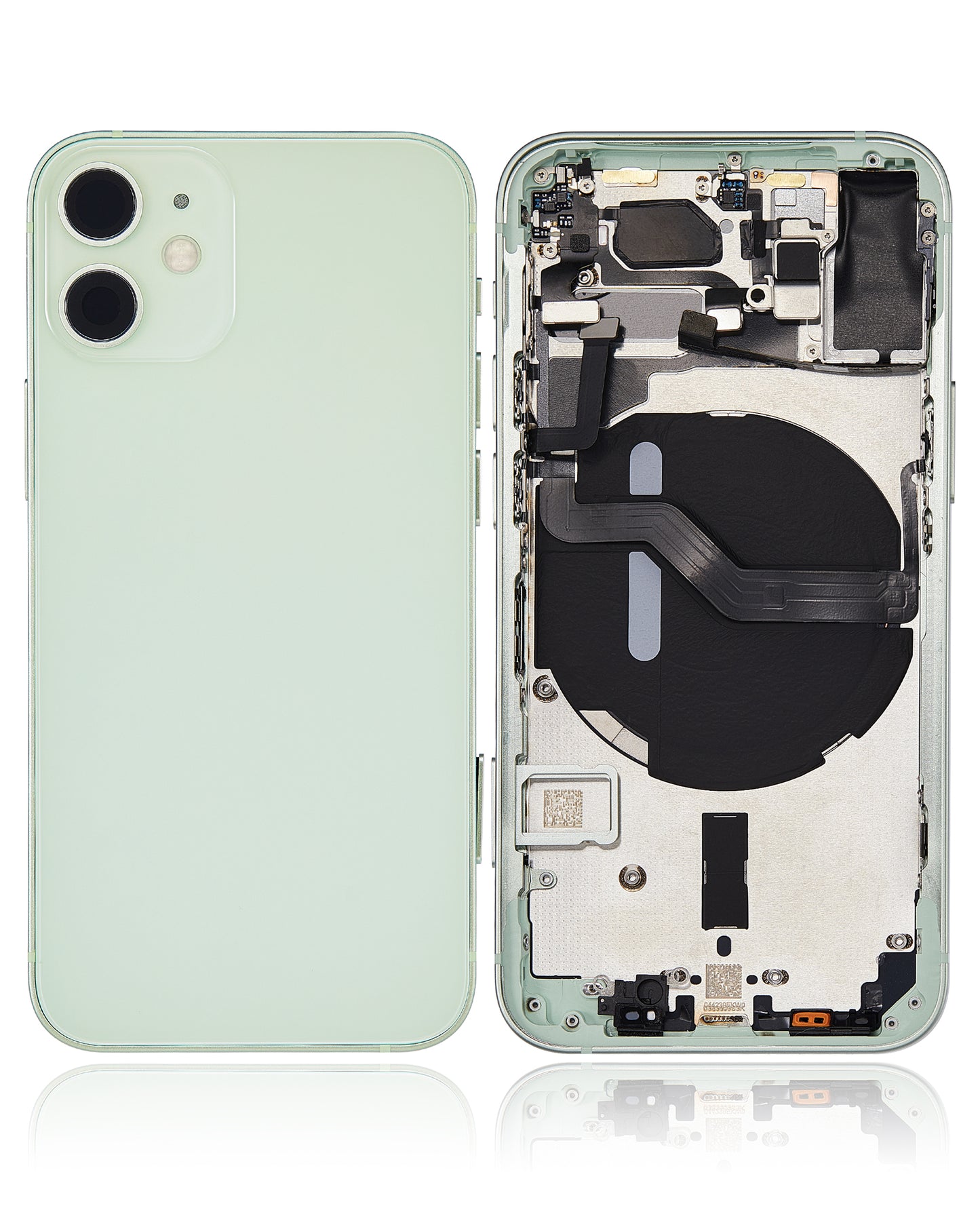 Back Housing W/ Small Parts For iPhone 12 Mini (EU / Global Version) (Aftermarket Plus) (Green)