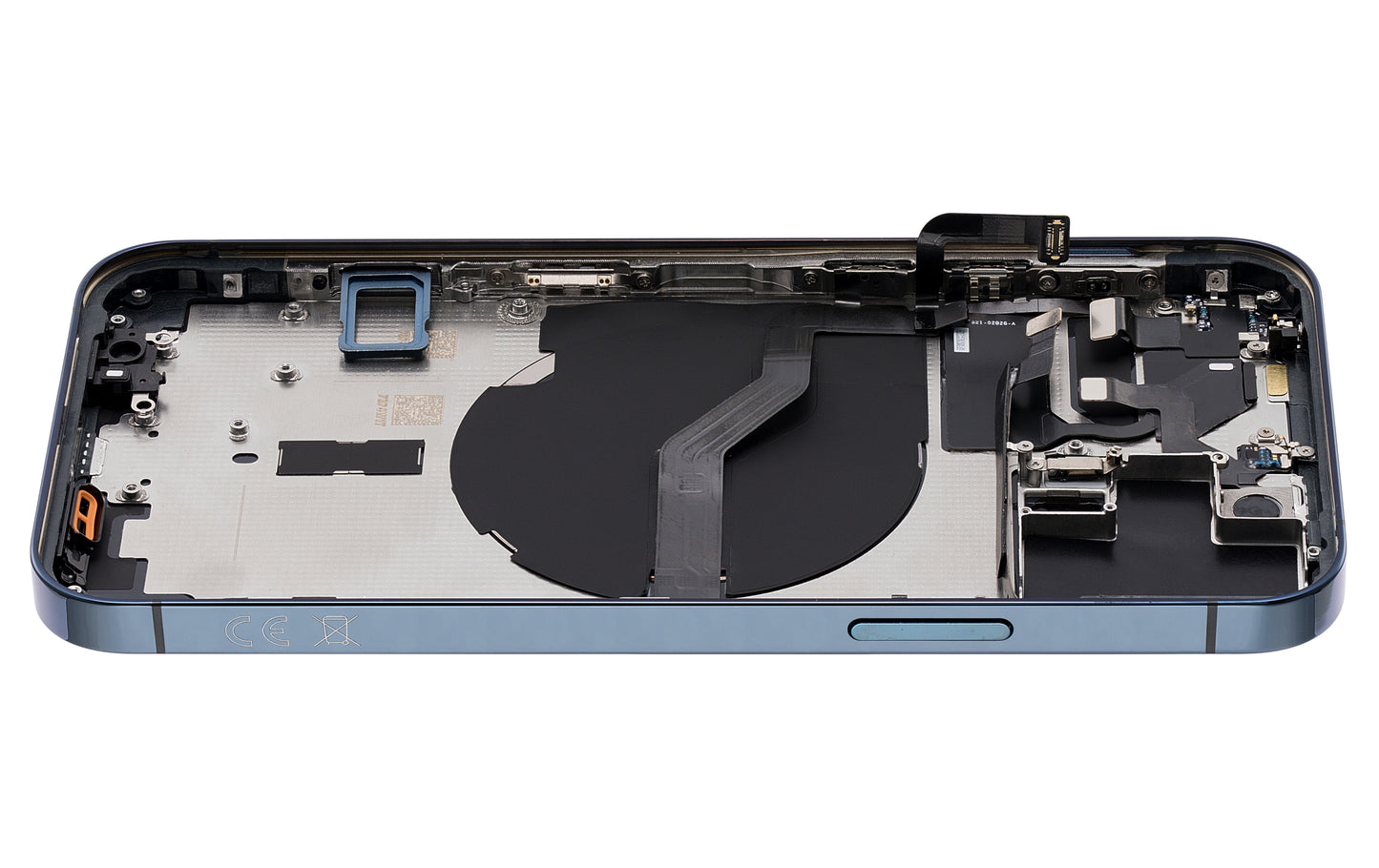 Back Housing W/ Small Parts For iPhone 12 Pro (EU / Global Version) (Aftermarket Plus) (Pacific Blue)
