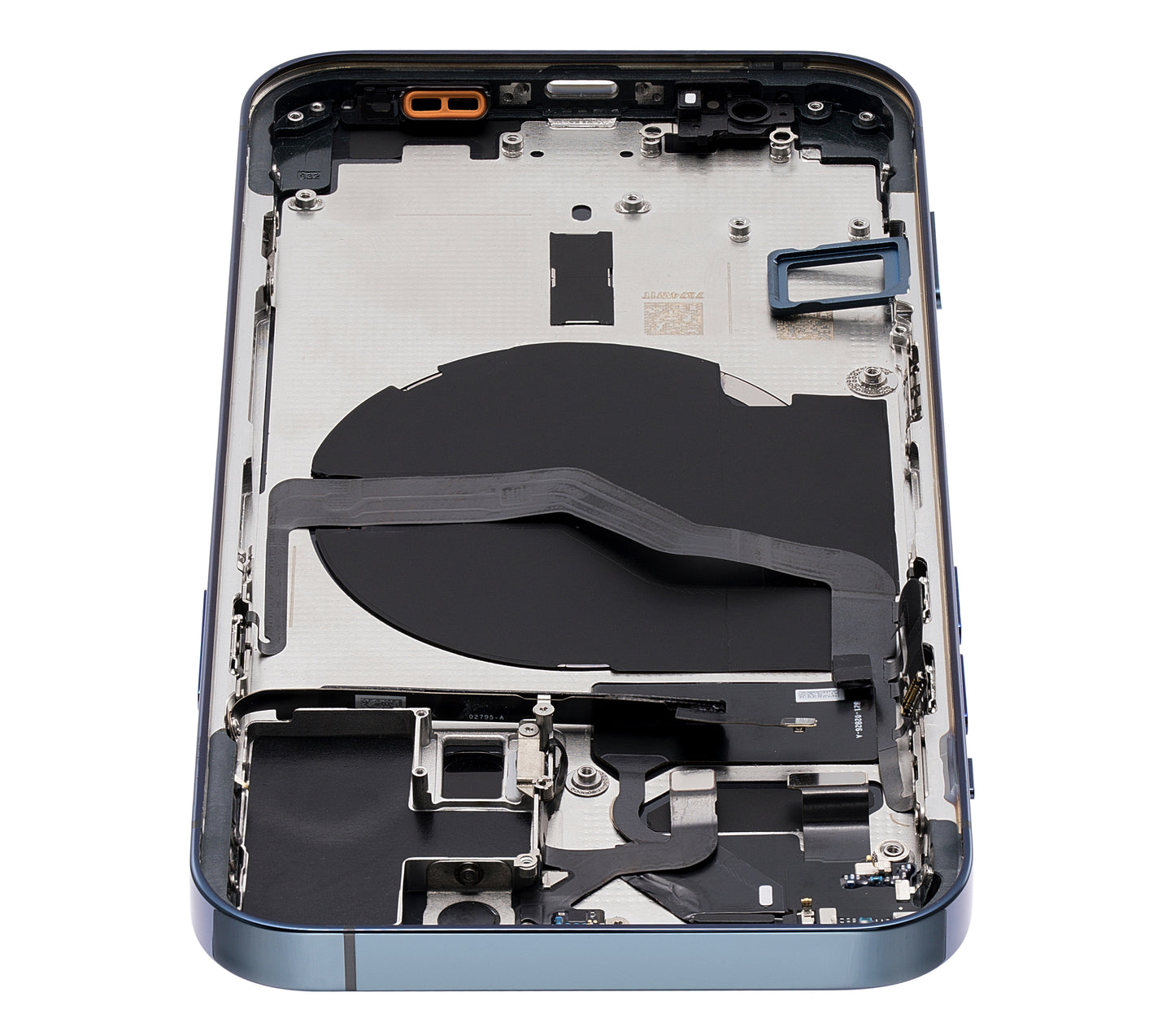 Back Housing W/ Small Parts For iPhone 12 Pro (EU / Global Version) (Aftermarket Plus) (Pacific Blue)