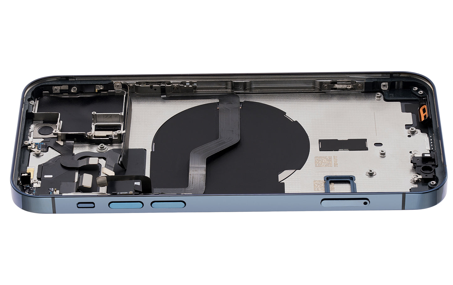 Back Housing W/ Small Parts For iPhone 12 Pro (EU / Global Version) (Aftermarket Plus) (Pacific Blue)