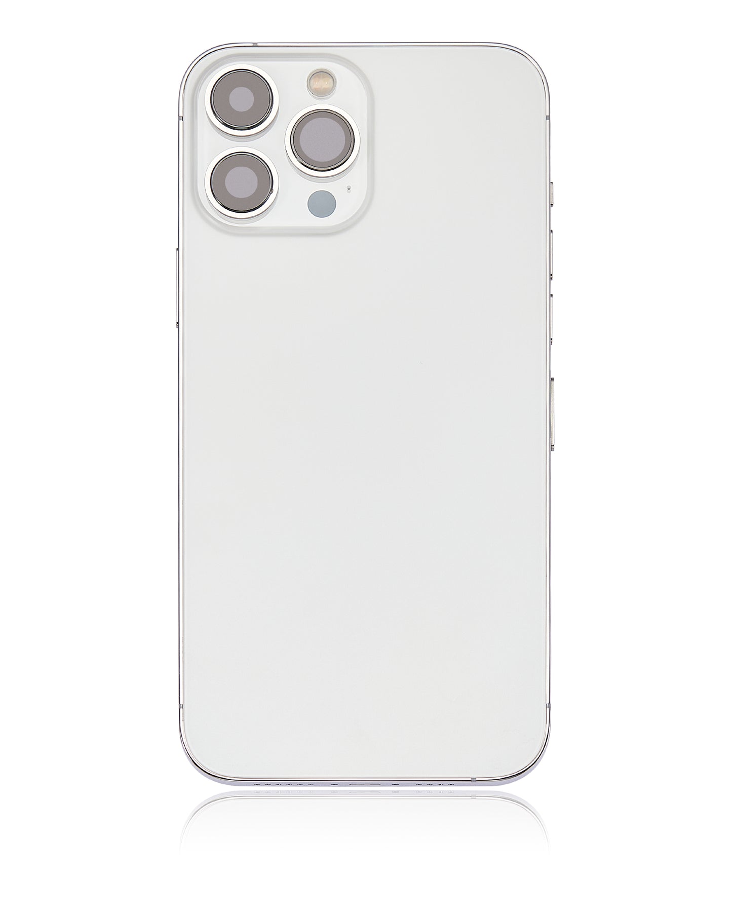 Back Housing W/ Small Parts For iPhone 13 Pro Max (EU / Global Version) (Aftermarket Plus) (Silver)