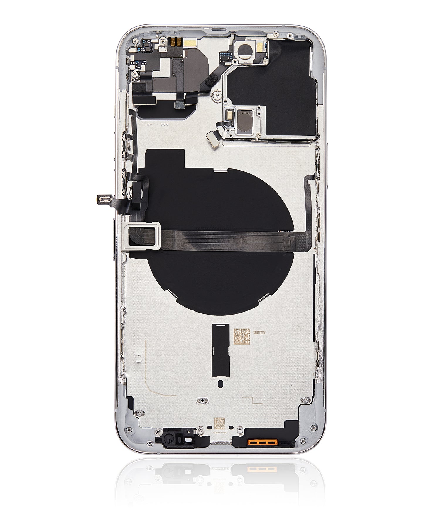 Back Housing W/ Small Parts For iPhone 13 Pro Max (EU / Global Version) (Aftermarket Plus) (Silver)