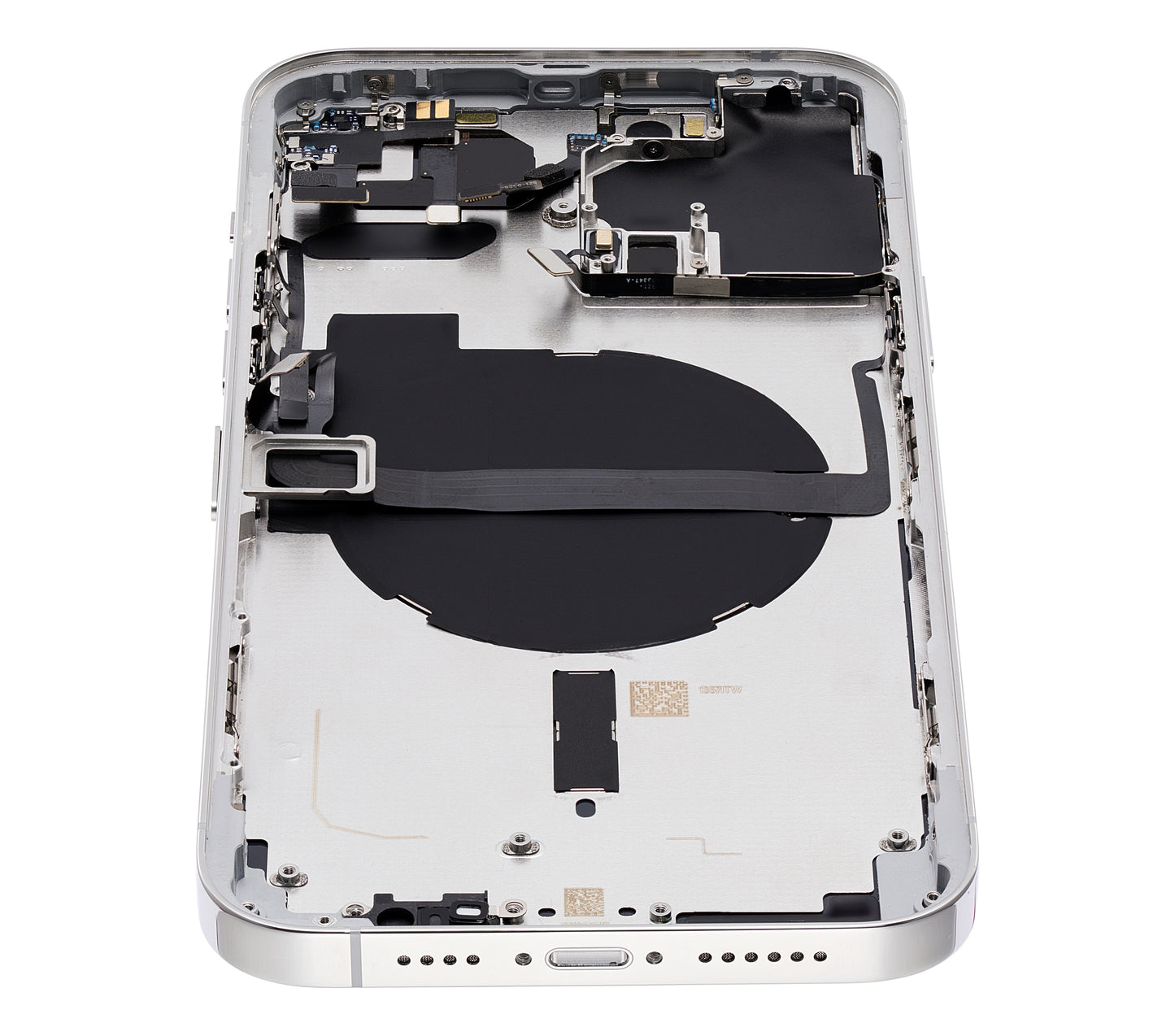 Back Housing W/ Small Parts For iPhone 13 Pro Max (EU / Global Version) (Aftermarket Plus) (Silver)