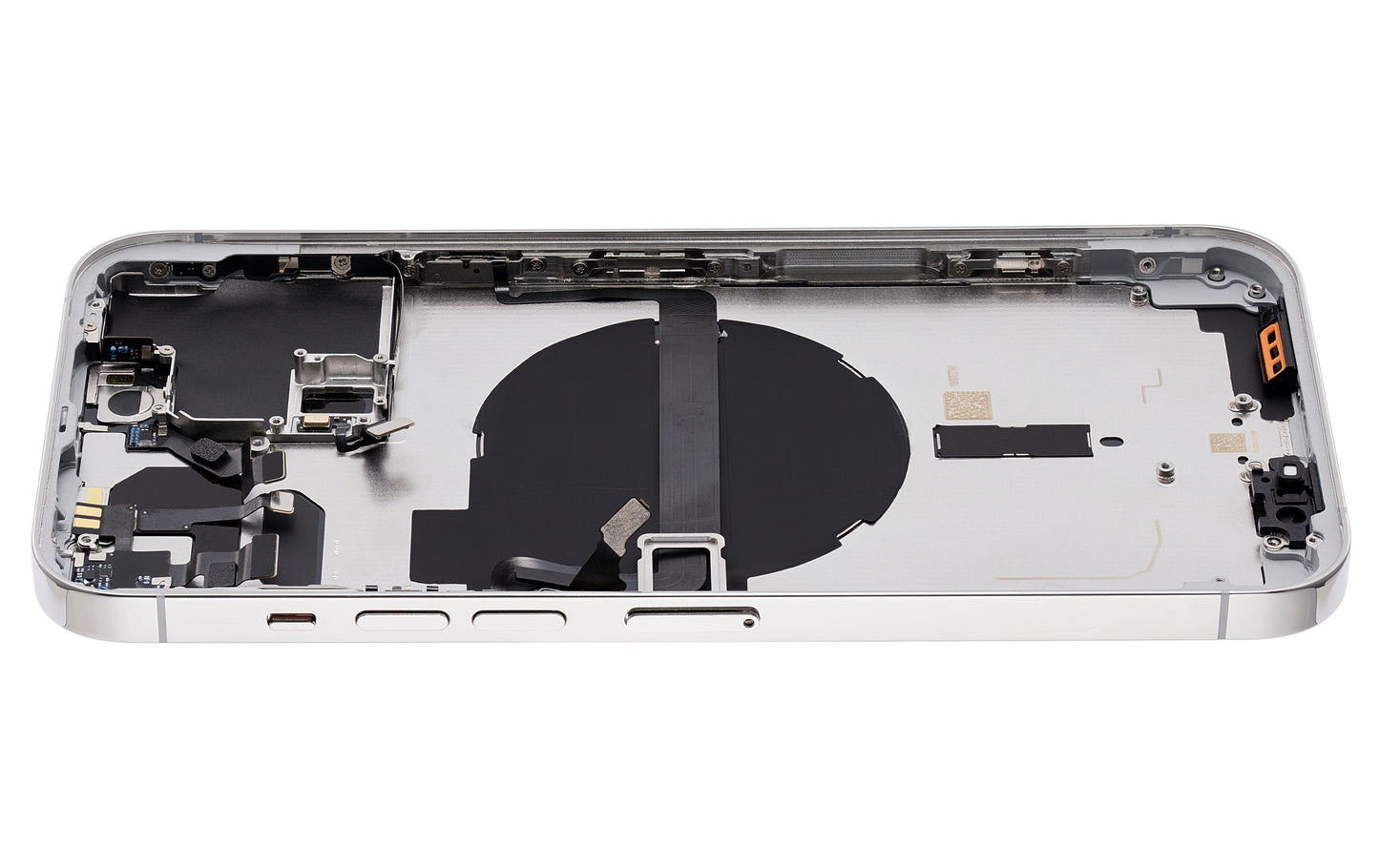 Back Housing W/ Small Parts For iPhone 13 Pro Max (EU / Global Version) (Aftermarket Plus) (Silver)