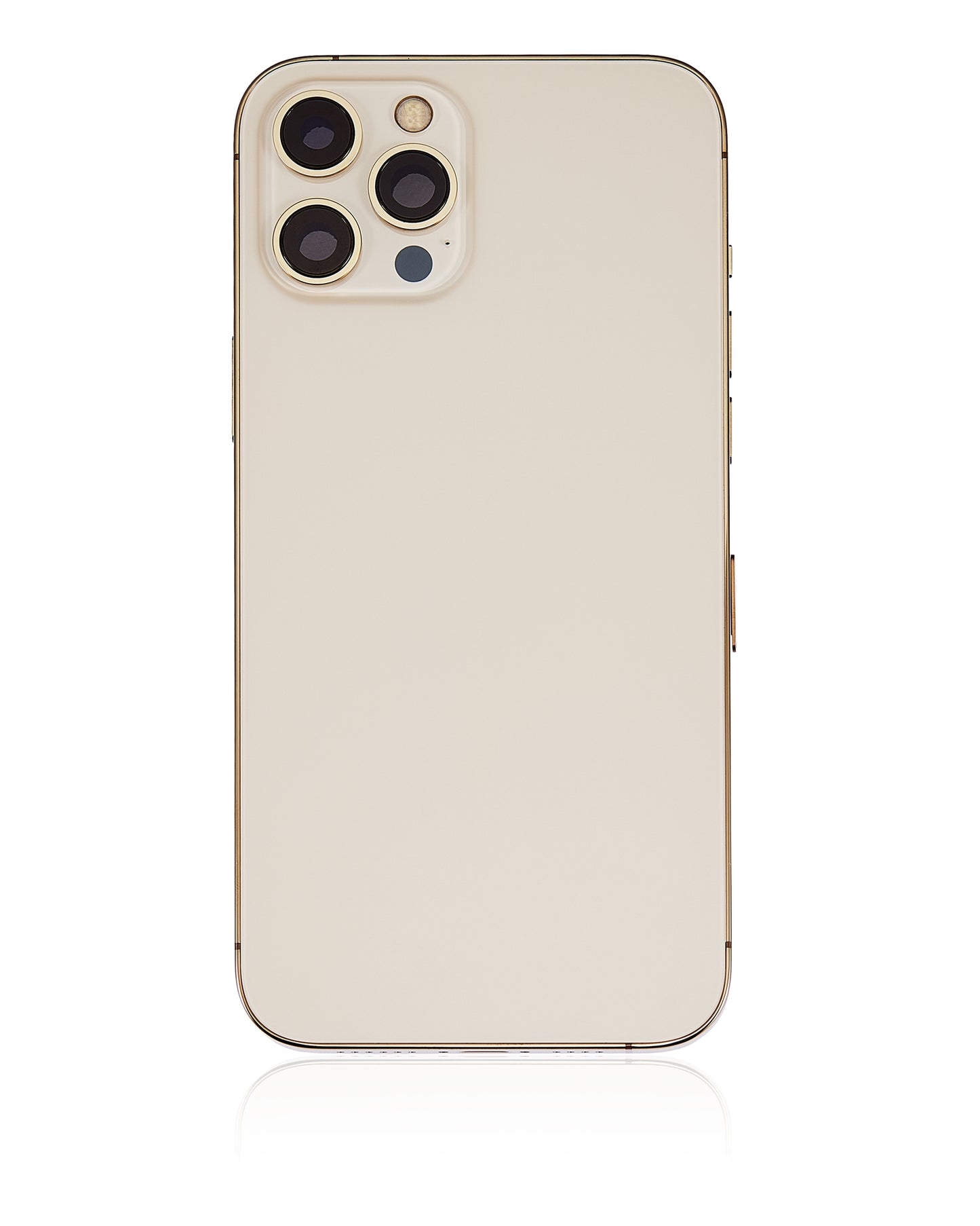 Back Housing W/ Small Parts For iPhone 12 Pro Max (EU / Global Version) (Aftermarket Plus) (Gold)