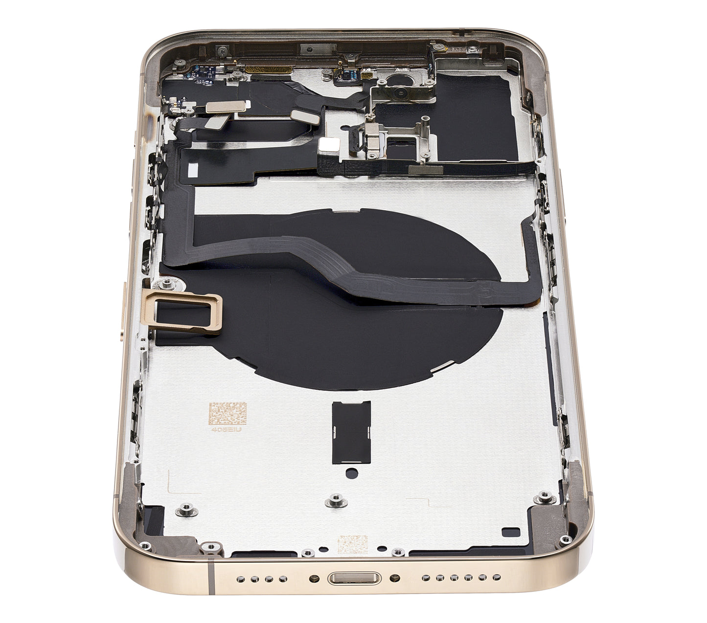Back Housing W/ Small Parts For iPhone 12 Pro Max (EU / Global Version) (Aftermarket Plus) (Gold)