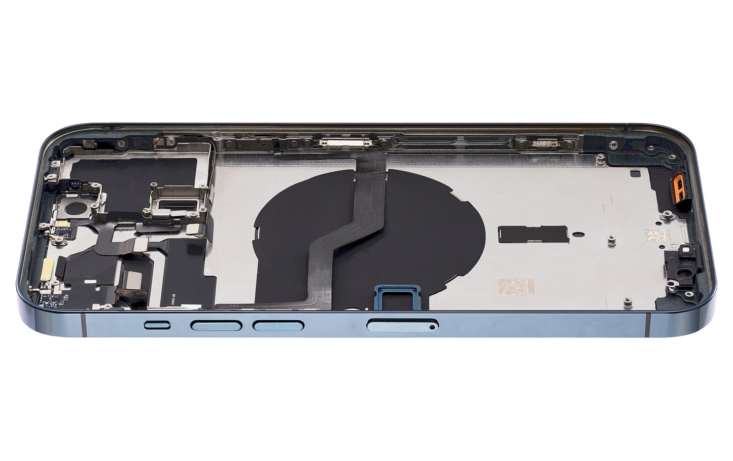 Back Housing W/ Small Parts For iPhone 12 Pro Max (EU / Global Version) (Aftermarket Plus) (Pacific Blue)