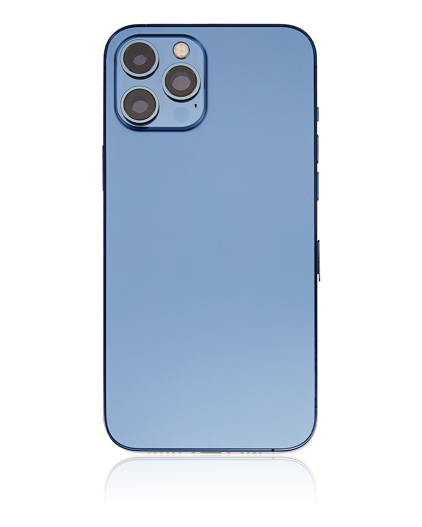 Back Housing W/ Small Parts For iPhone 12 Pro Max (EU / Global Version) (Aftermarket Plus) (Pacific Blue)