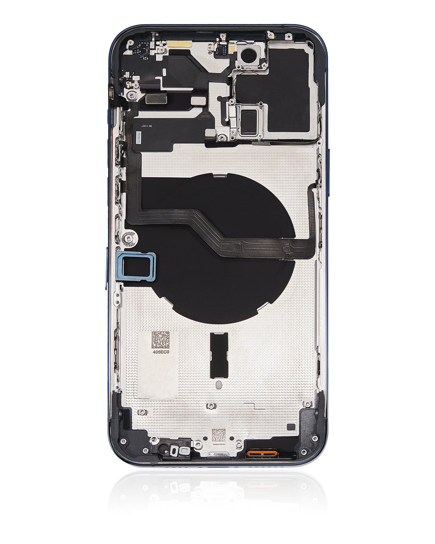 Back Housing W/ Small Parts For iPhone 12 Pro Max (EU / Global Version) (Aftermarket Plus) (Pacific Blue)
