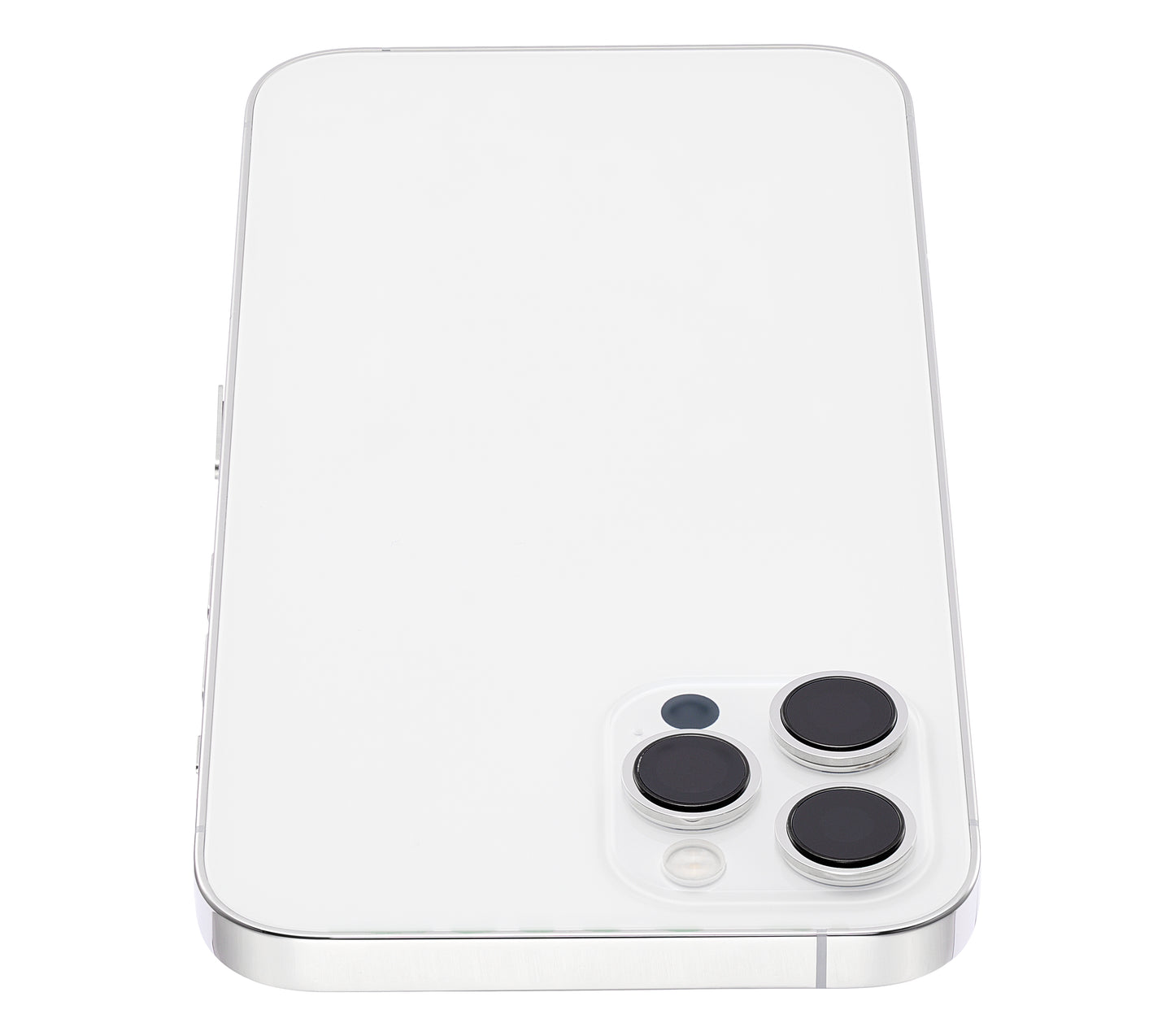 Back Housing W/ Small Parts For iPhone 12 Pro Max (EU / Global Version) (Aftermarket Plus) (Silver)