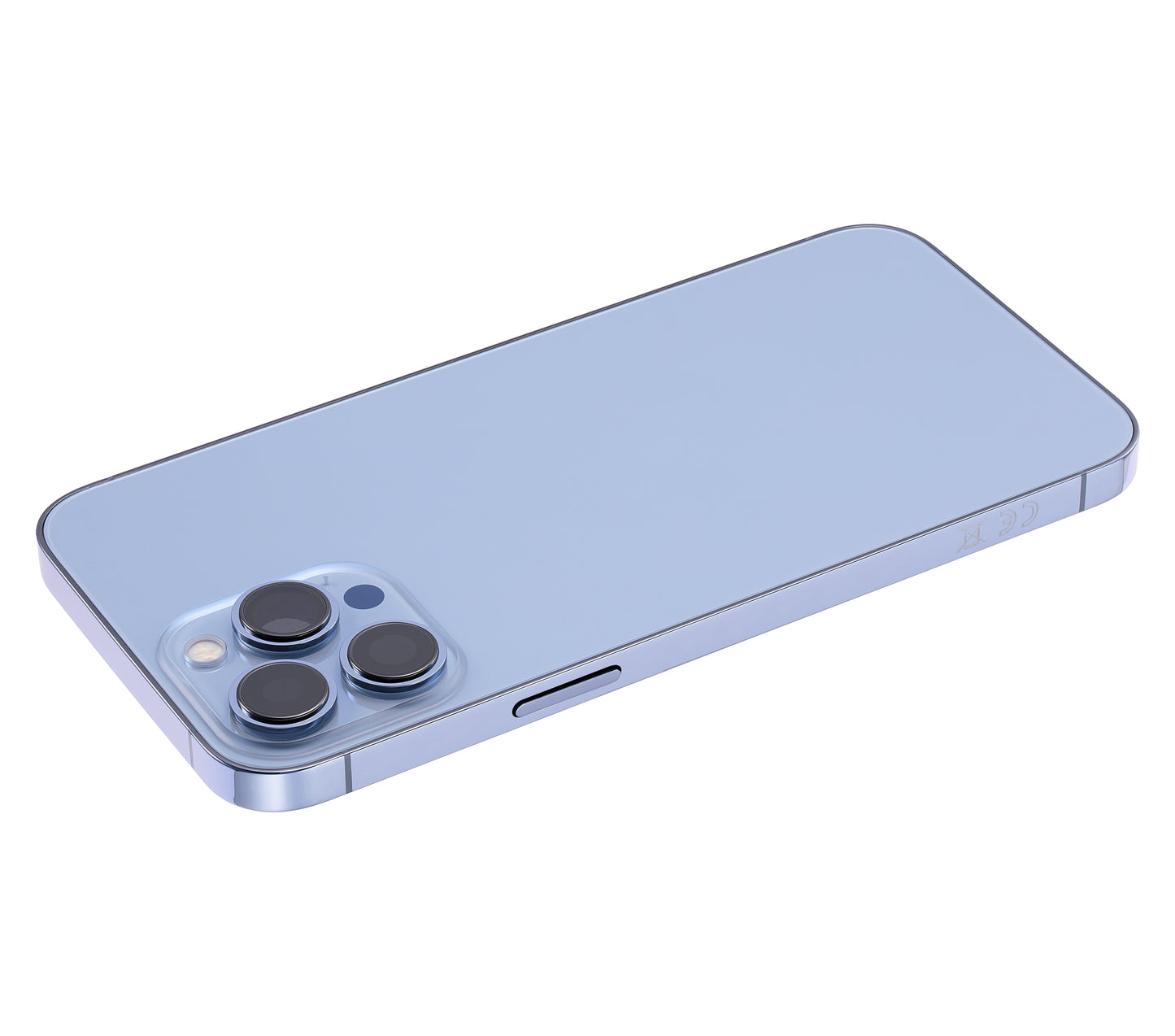 Back Housing W/ Small Parts For iPhone 13 Pro Max (EU / Global Version) (Aftermarket Plus) (Sierra Blue)
