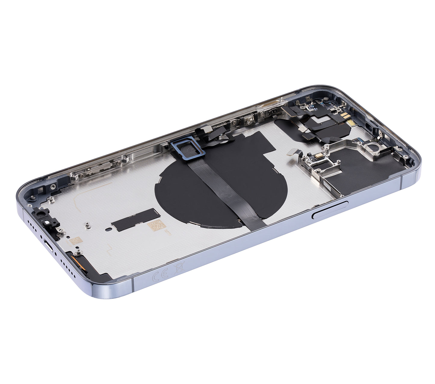 Back Housing W/ Small Parts For iPhone 13 Pro Max (EU / Global Version) (Aftermarket Plus) (Sierra Blue)