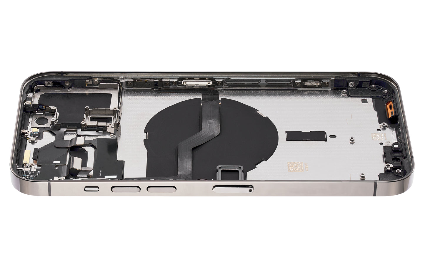 Back Housing W/ Small Parts For iPhone 12 Pro Max (EU / Global Version) (Aftermarket Plus) (Graphite)