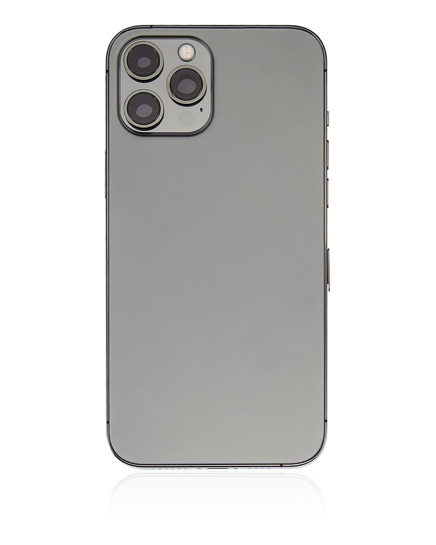 Back Housing W/ Small Parts For iPhone 12 Pro Max (EU / Global Version) (Aftermarket Plus) (Graphite)