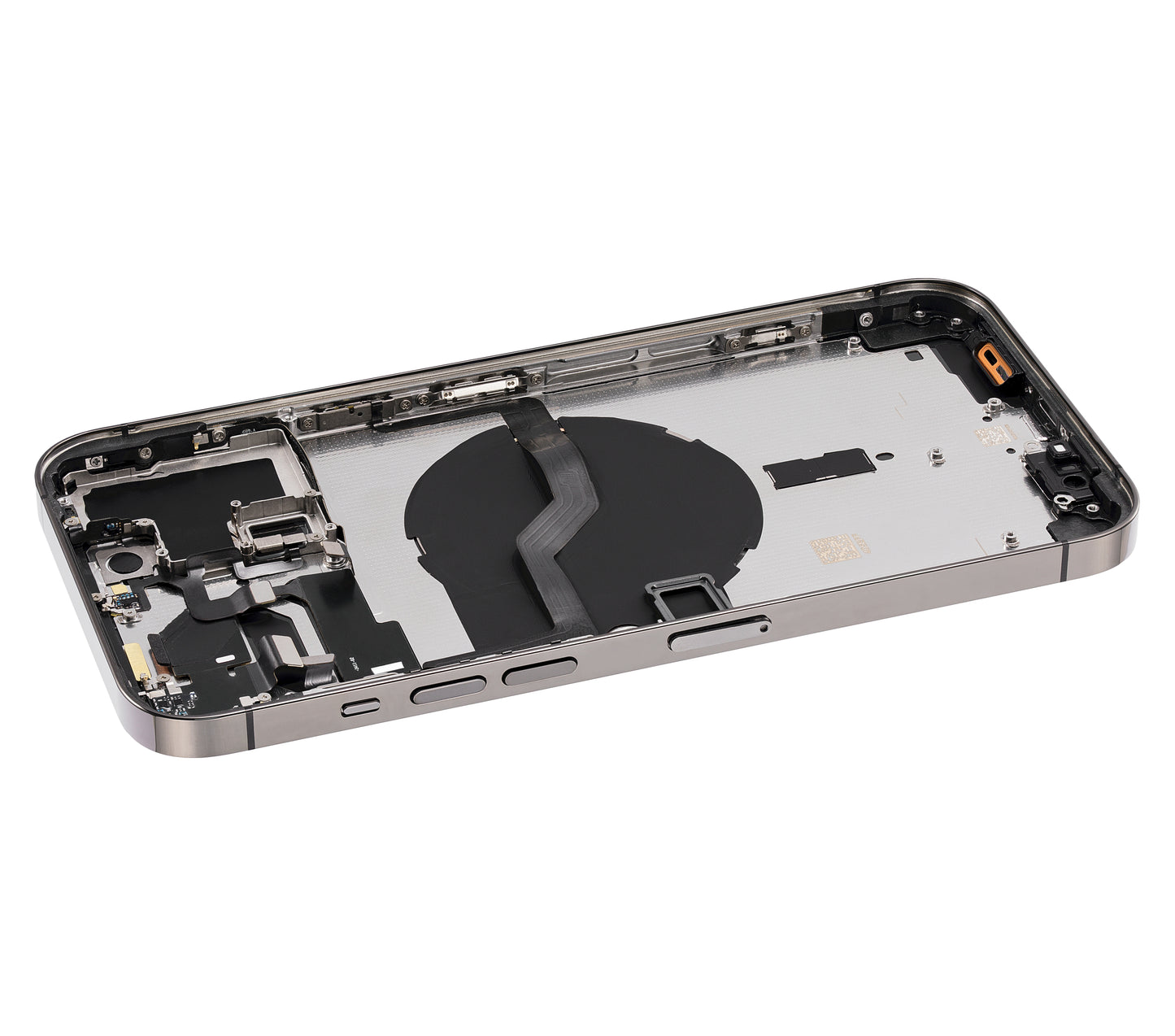 Back Housing W/ Small Parts For iPhone 12 Pro Max (EU / Global Version) (Aftermarket Plus) (Graphite)
