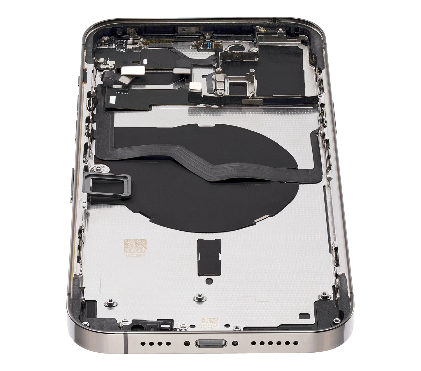 Back Housing W/ Small Parts For iPhone 12 Pro Max (EU / Global Version) (Aftermarket Plus) (Graphite)