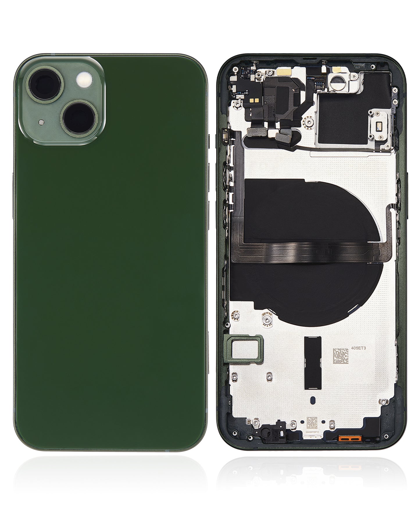 Back Housing W/ Small Parts For iPhone 13 (EU / Global Version) (Aftermarket Plus) (Green)