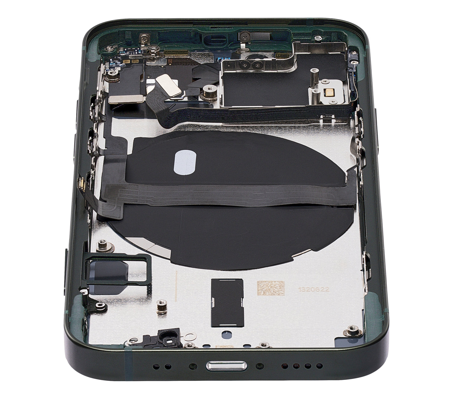 Back Housing W/ Small Parts For iPhone 13 Mini (EU / Global Version) (Aftermarket Plus) (Green)