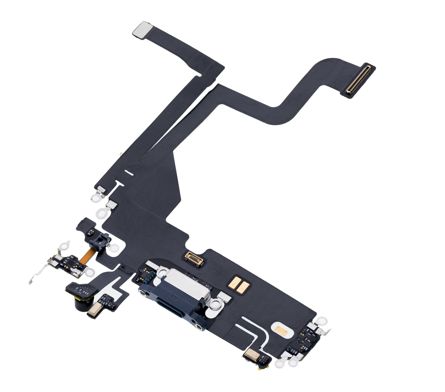 Charging Port Flex Cable For iPhone 13 Pro (Premium) (Sierra Blue)
