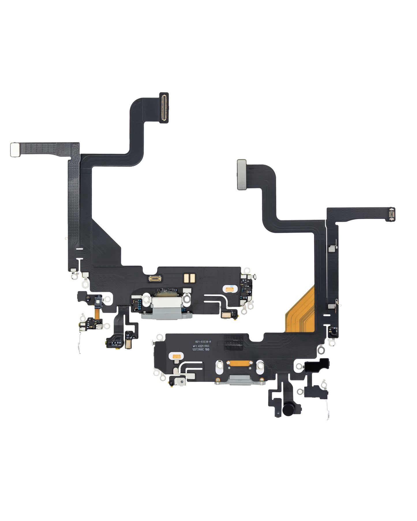 Charging Port Flex Cable For iPhone 13 Pro (Premium) (Silver)
