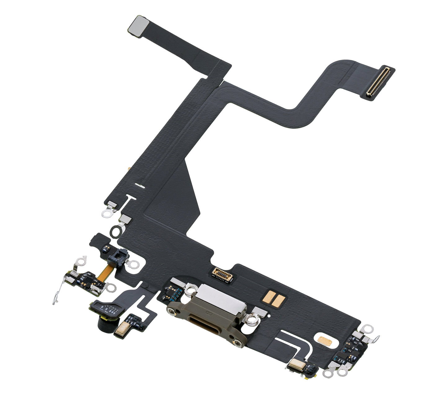 Charging Port Flex Cable For iPhone 13 Pro (Premium) (Gold)