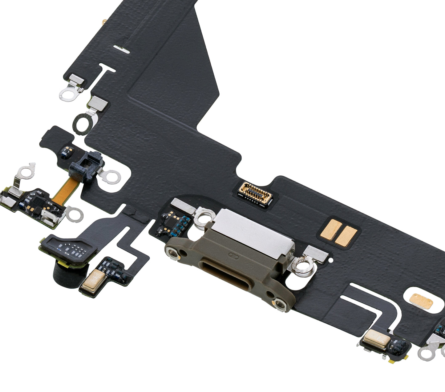 Charging Port Flex Cable For iPhone 13 Pro (Premium) (Gold)