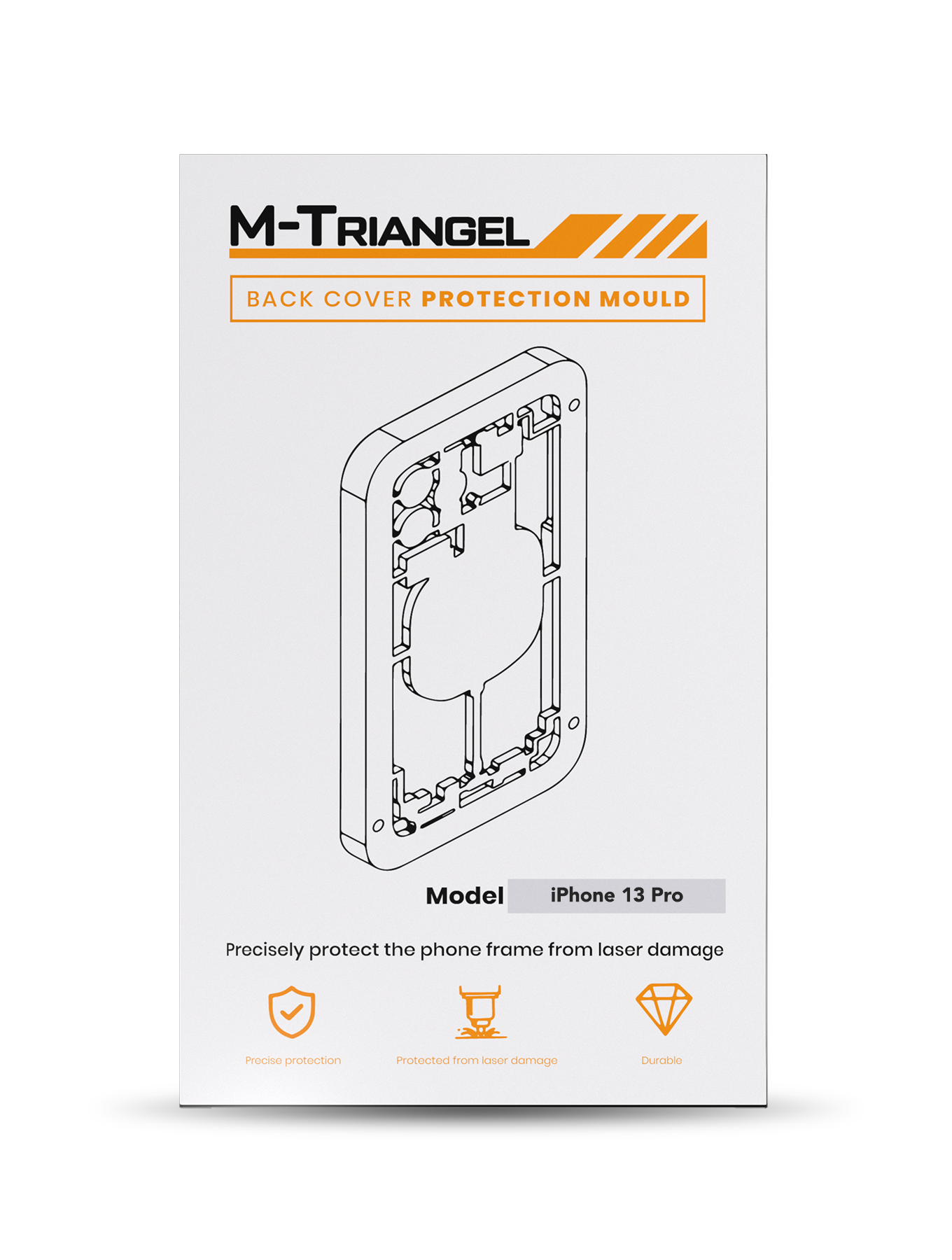 Laser Machine Protection Mold For iPhone 13 Pro (M-Triangel)