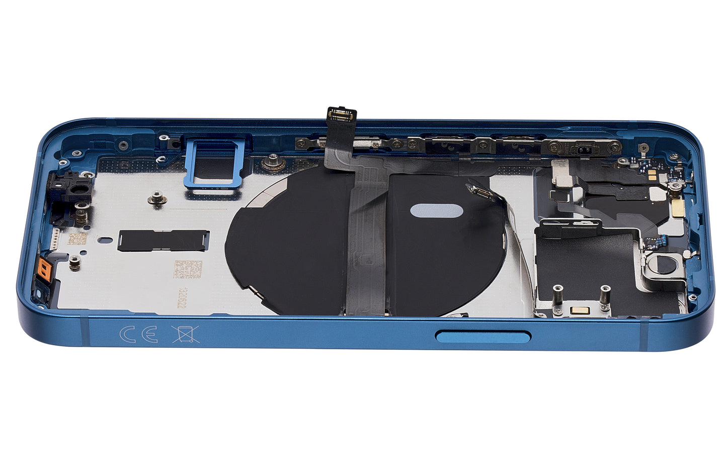 Back Housing W/ Small Parts For iPhone 13 Mini (EU / Global Version) (Aftermarket Plus) (Blue)