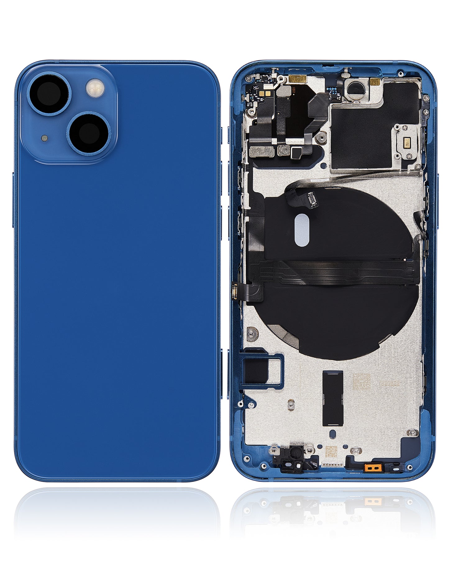 Back Housing W/ Small Parts For iPhone 13 Mini (EU / Global Version) (Aftermarket Plus) (Blue)