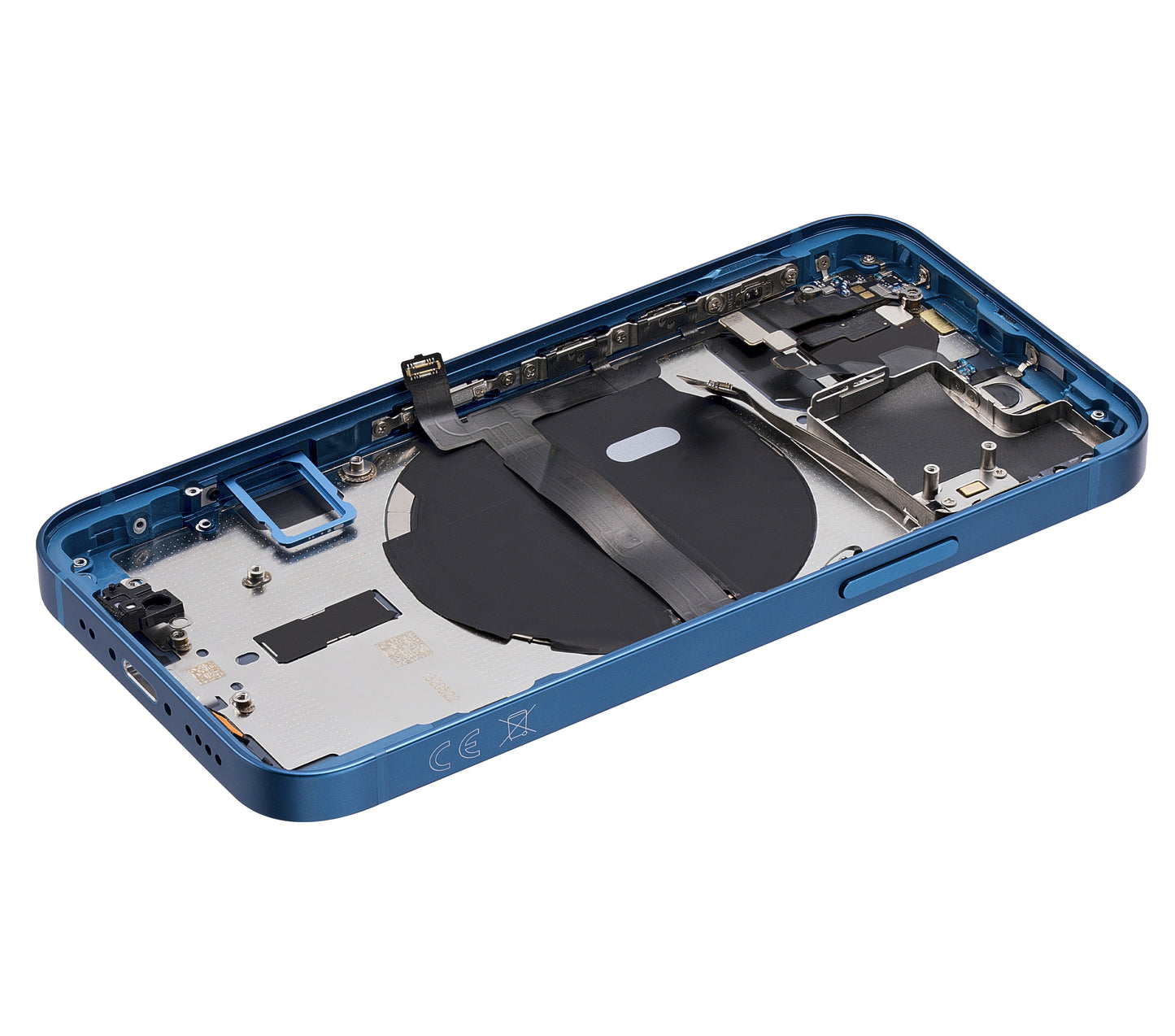 Back Housing W/ Small Parts For iPhone 13 Mini (EU / Global Version) (Aftermarket Plus) (Blue)