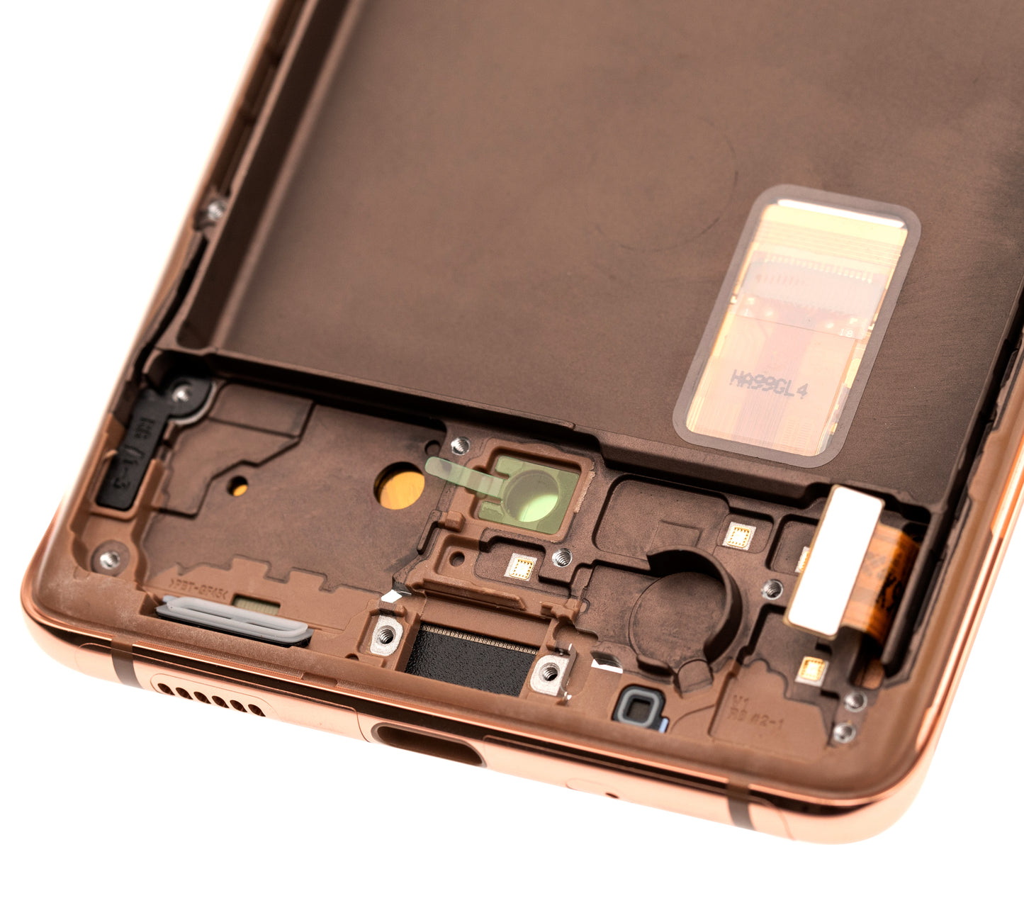 OLED Assembly With Frame For Samsung Galaxy S20 FE 4G / 5G (Refurbished) (Cloud Orange)