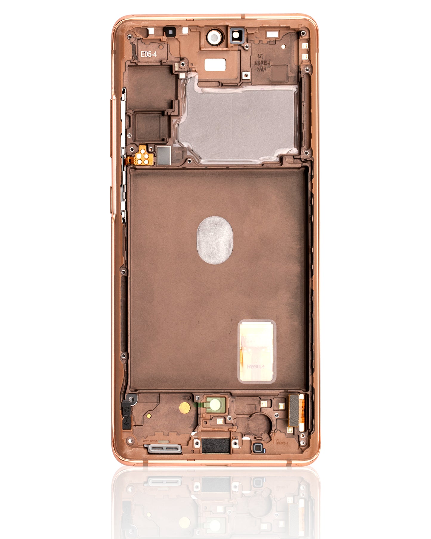 OLED Assembly With Frame For Samsung Galaxy S20 FE 4G / 5G (Refurbished) (Cloud Orange)