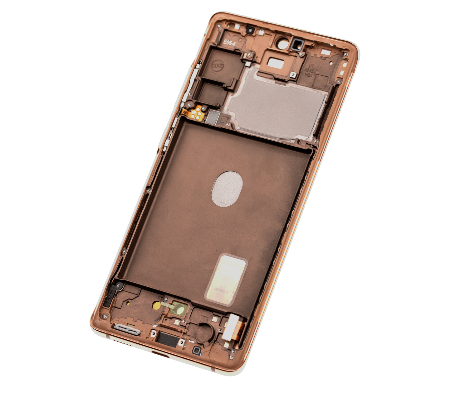 OLED Assembly With Frame For Samsung Galaxy S20 FE 4G / 5G (Refurbished) (Cloud Orange)
