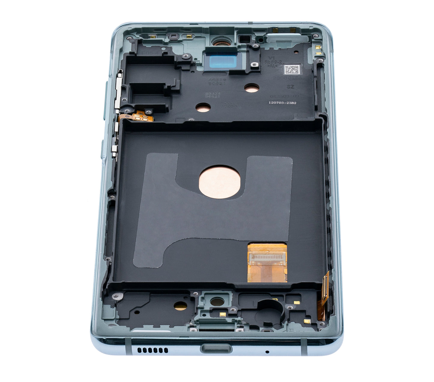 OLED Assembly With Frame For Samsung Galaxy S20 FE 4G / 5G (Service Pack) (Cloud Mint)