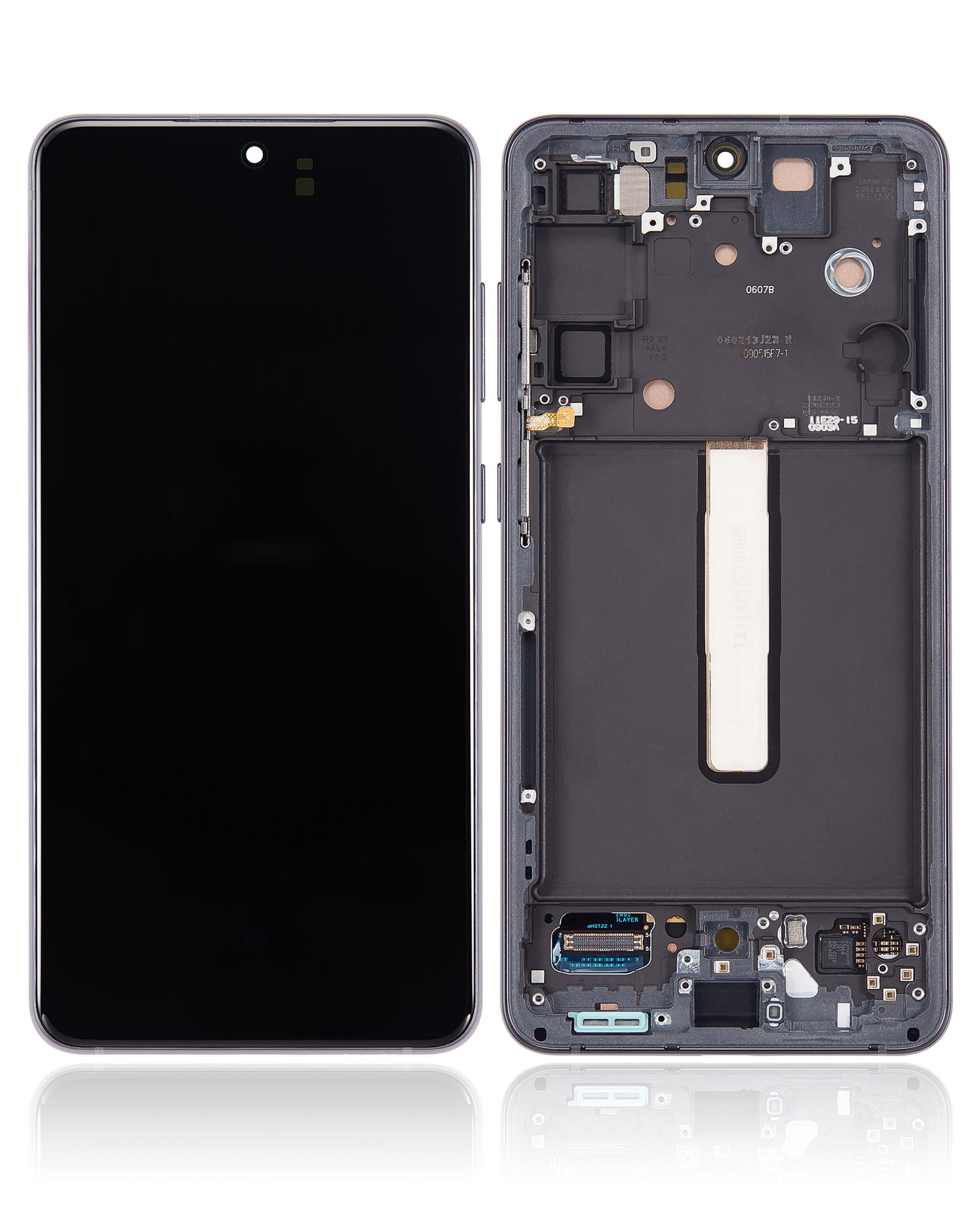 OLED Assembly With Frame For Samsung Galaxy S21 FE 5G (US & International Version) (Service Pack) (Graphite)