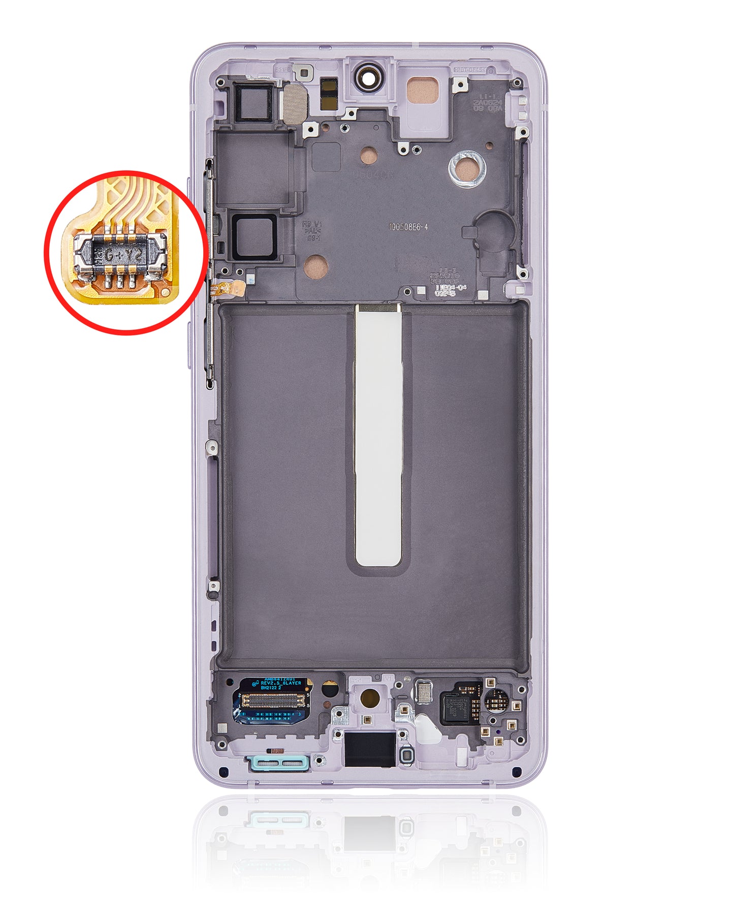 OLED Assembly With Frame For Samsung Galaxy S21 FE 5G (US & International Version) (Service Pack) (Lavender)
