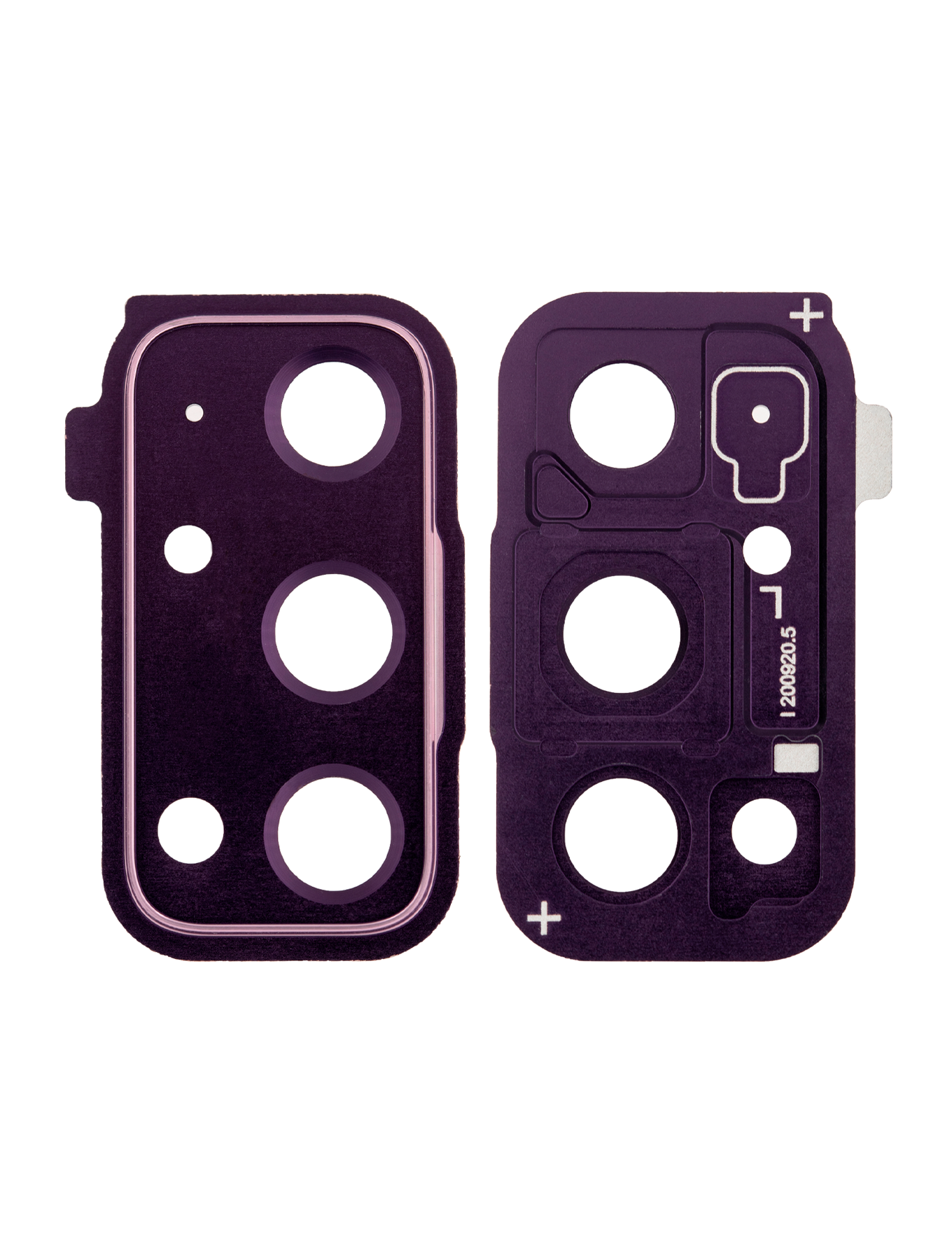 Back Camera Lens With Cover Bezel Ring For Samsung Galaxy S20 FE 4G / 5G (Purple)