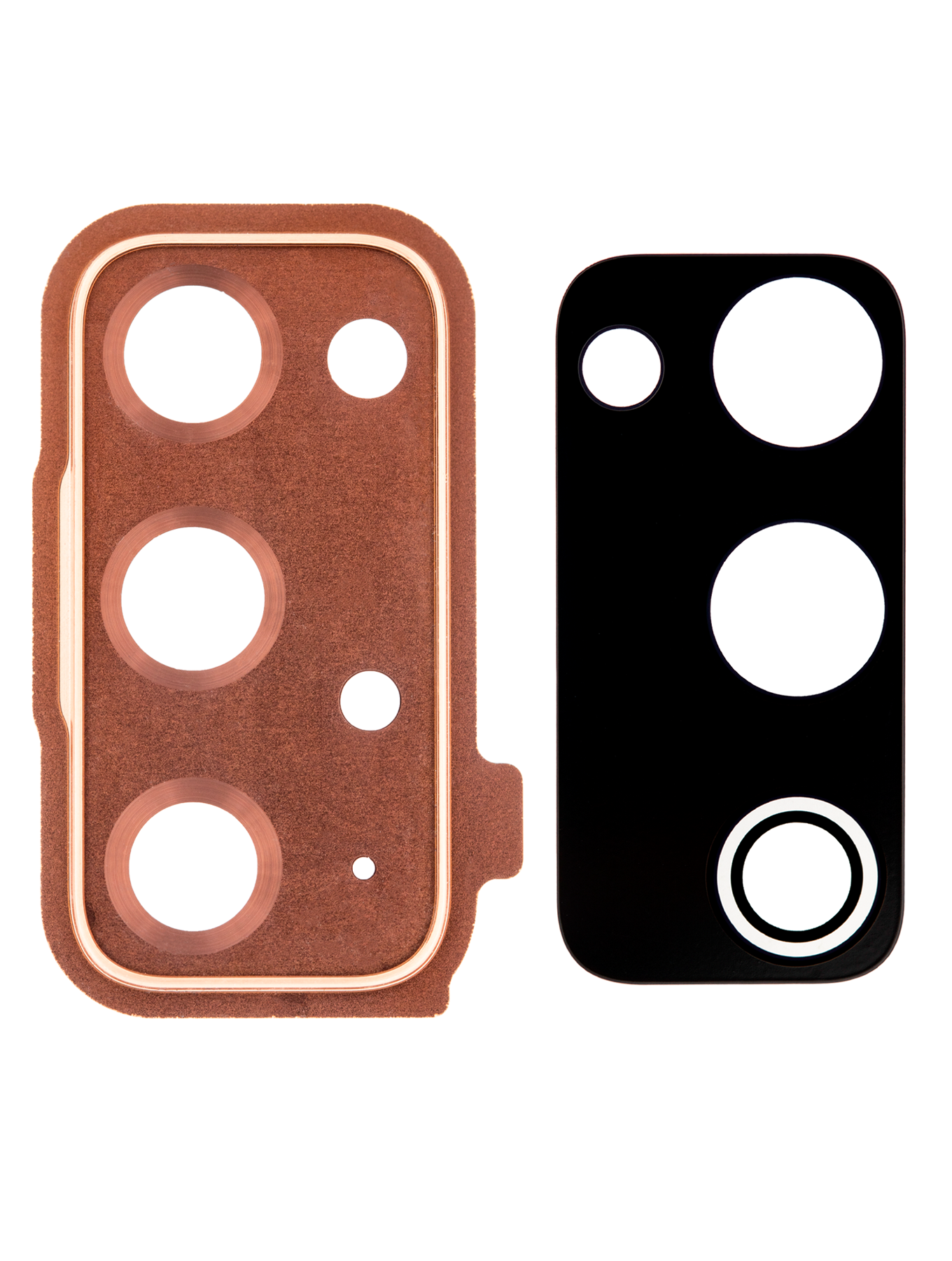 Back Camera Lens With Cover Bezel Ring For Samsung Galaxy S20 FE 4G / 5G (Cloud Orange)