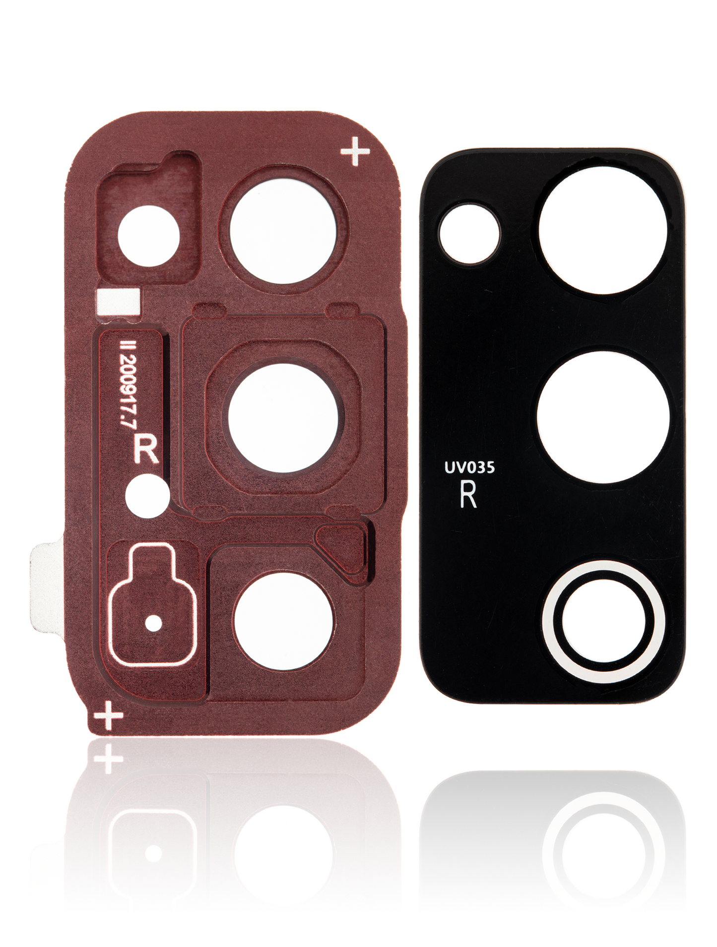 Back Camera Lens With Cover Bezel Ring For Samsung Galaxy S20 FE 4G / 5G (Cloud Red)