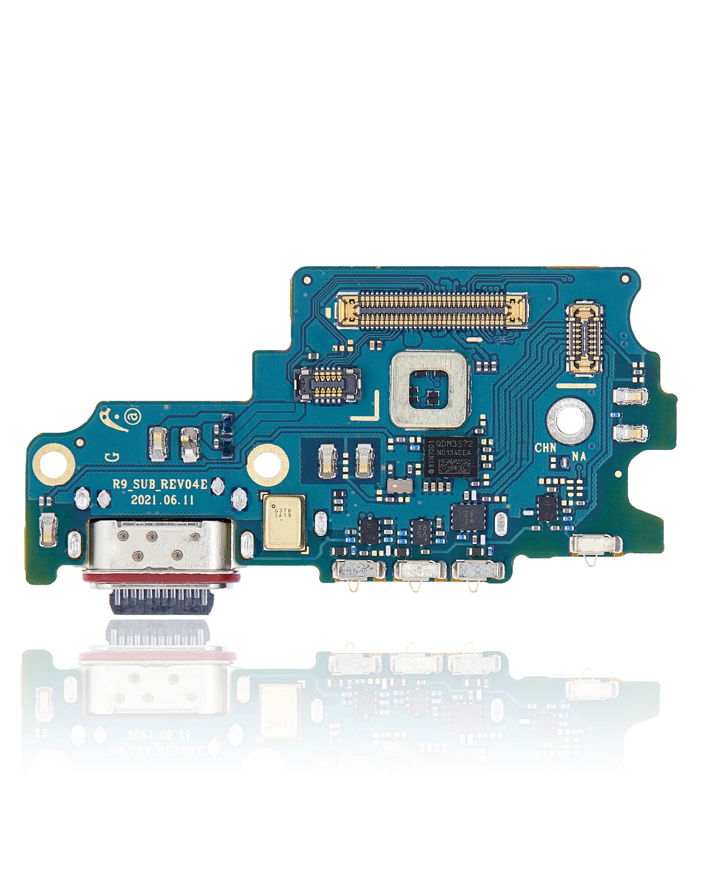 Charging Port Board With Sim Card Reader For Samsung Galaxy S21 FE 5G (US Version) (Premium)