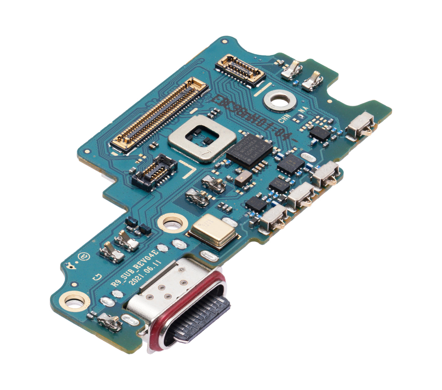 Charging Port Board With Sim Card Reader For Samsung Galaxy S21 FE 5G (US Version) (Premium)