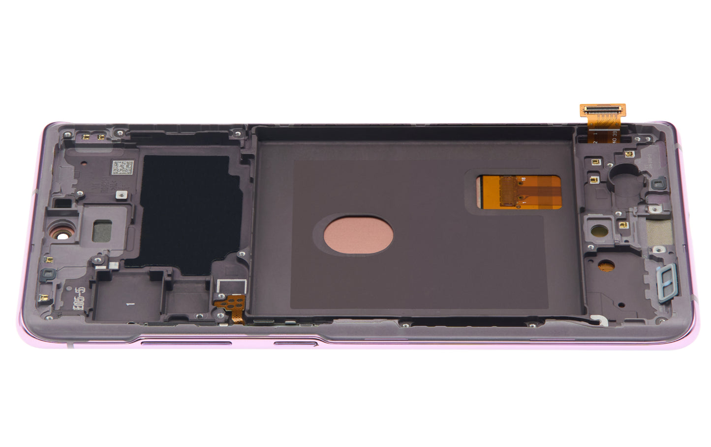 OLED Assembly With Frame For Samsung Galaxy S20 FE 4G / 5G (Aftermarket Plus) (Cloud Lavender)